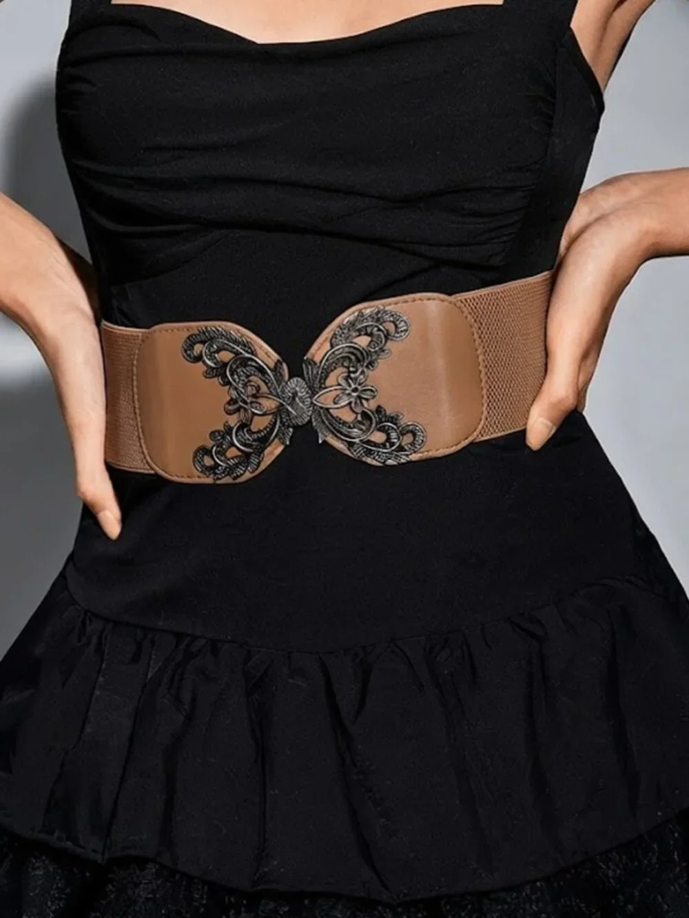 Brown Unique Ladies Belt - 29.5 Inches